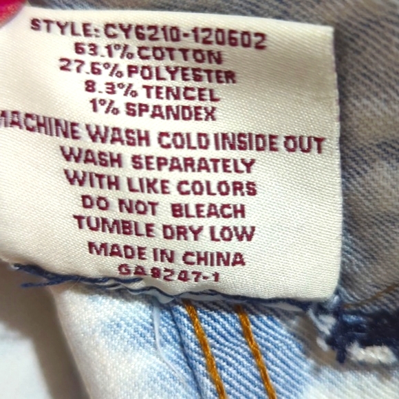 Stonewashed Denim Vest, ChiQle, Size M - Picture 10 of 13